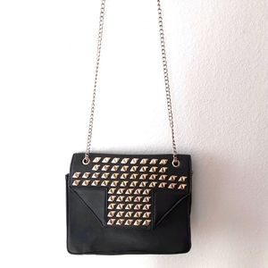 Cleopatra. Black clutch purse